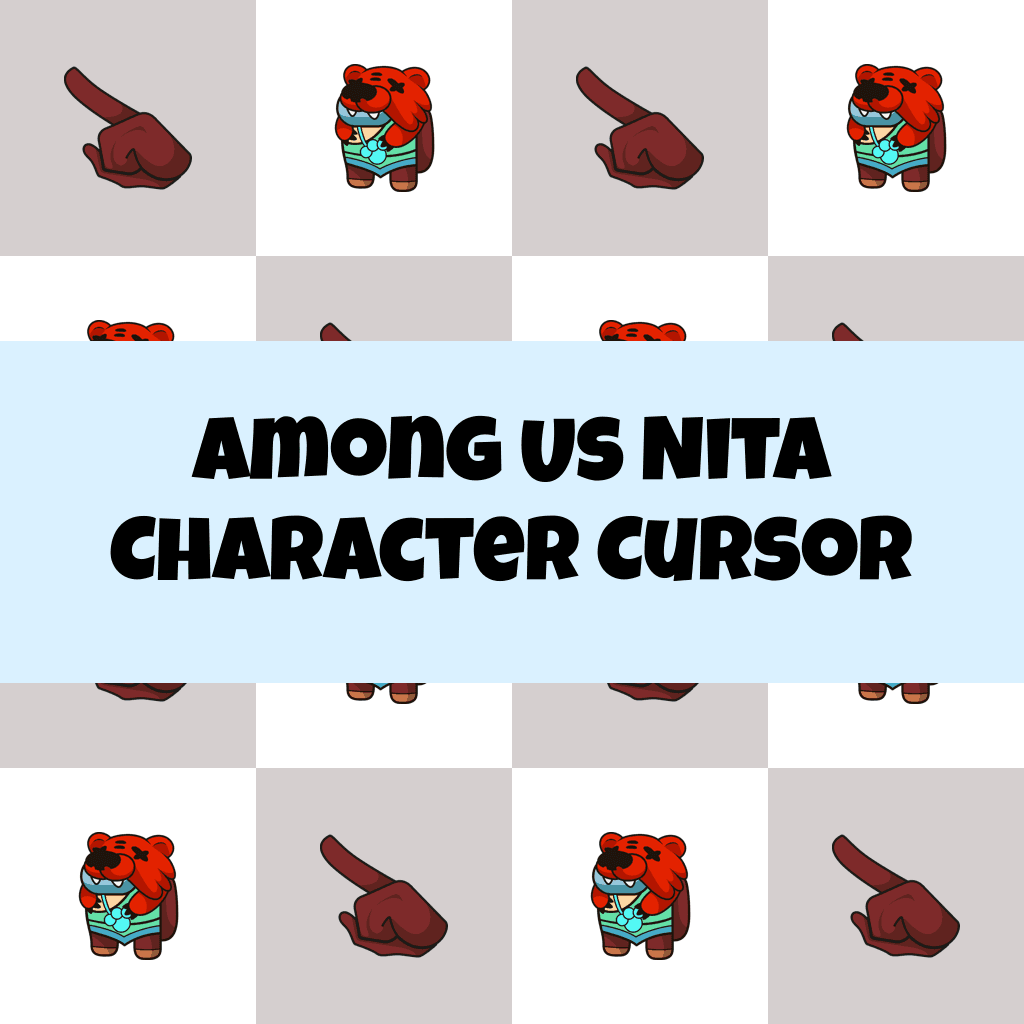 Preview Among Us Nita Character cursor custom cursor pack